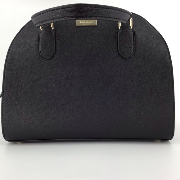 Kate Spade Reiley Laurel Way Black Satchel Handbag - Picture 2 of 9